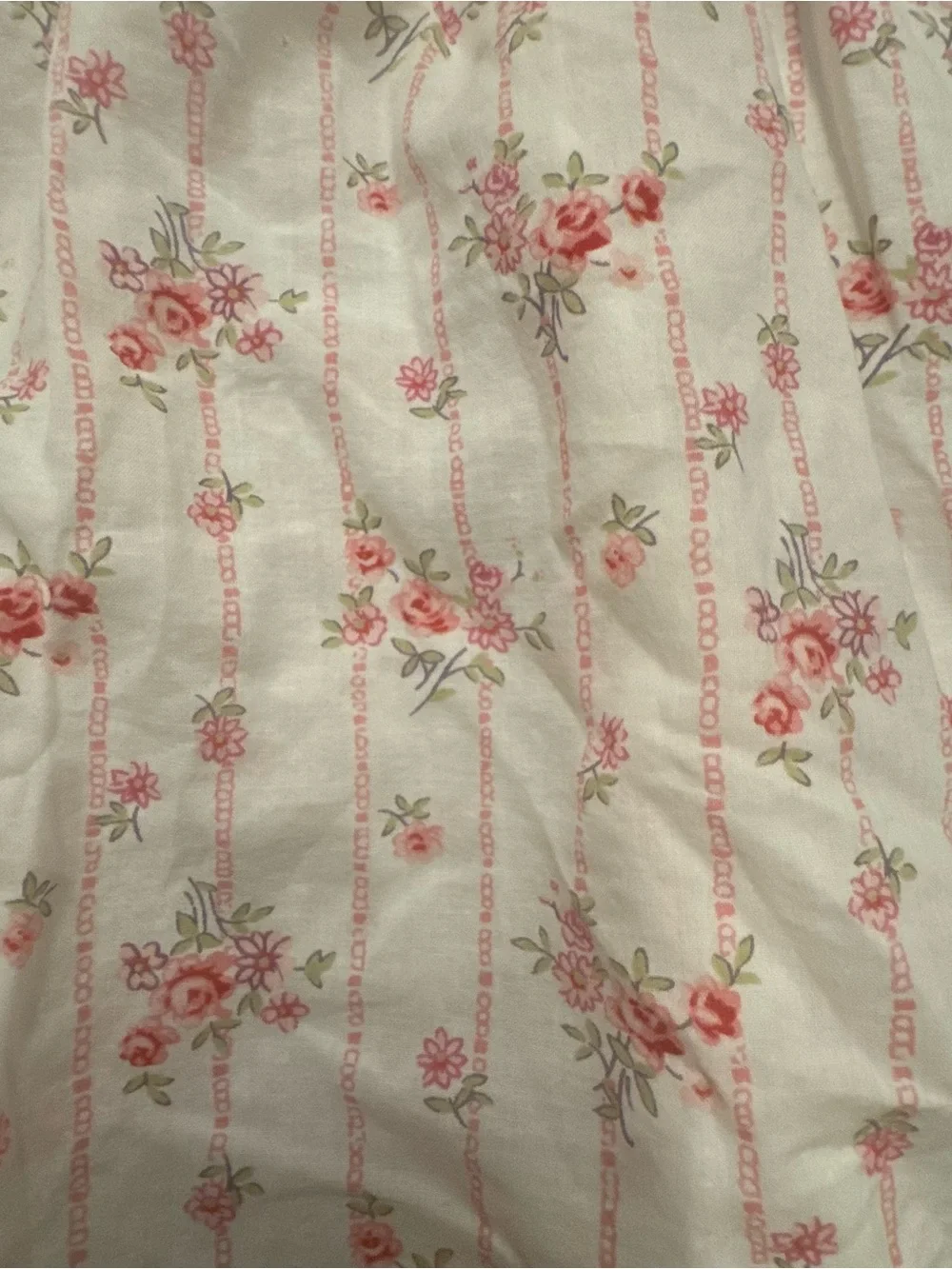 Victoria's Secret Pink & White Floral Lace-Trim Camisole - Picture 2 of 7